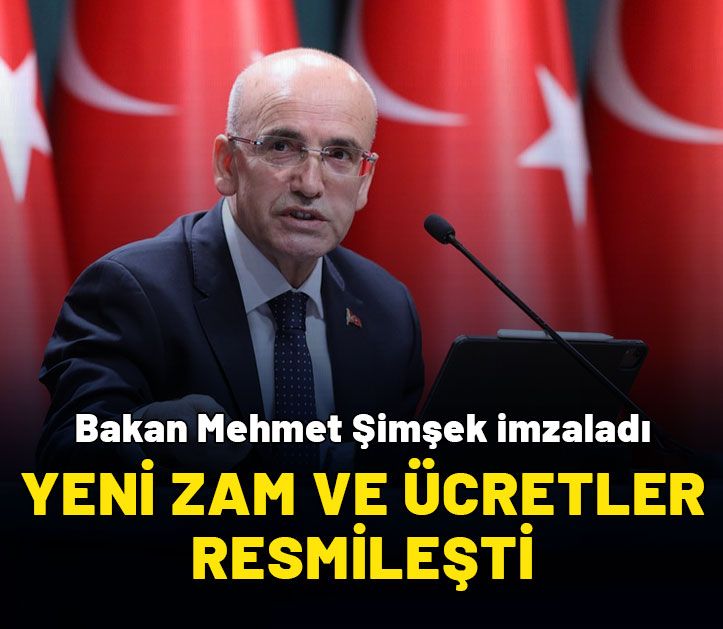 Bakan Şimşek imzayı attı! Memur, emekli ve sözleşmeli personelin zamları resmileşti