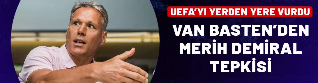 Van Basten'den UEFA'ya ateş püskürdü! Merih Demiral tepkisi