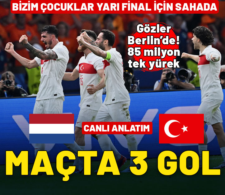 EURO 2024 HOLLANDA - TÜRKİYE CANLI ANLATIM | Hollanda Türkiye maçı başladı mı? Milli maç hangi kanalda, şifreli mi?