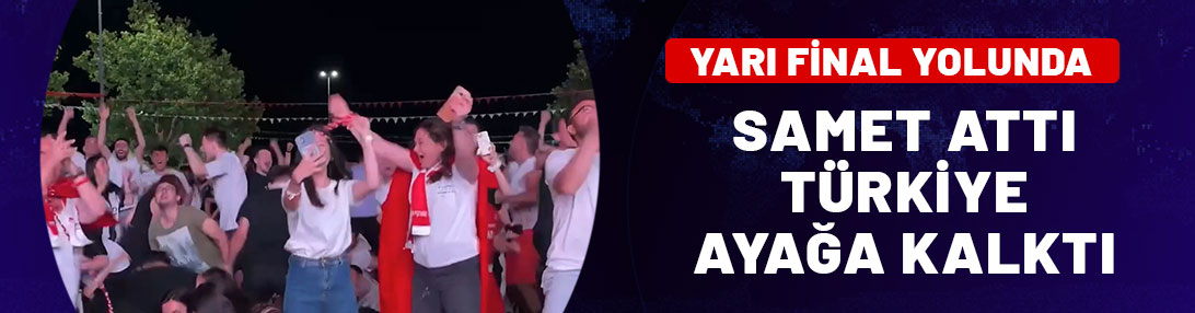 Hollanda-Türkiye çeyrek final maçı: Samet attı Türkiye ayağa kalktı