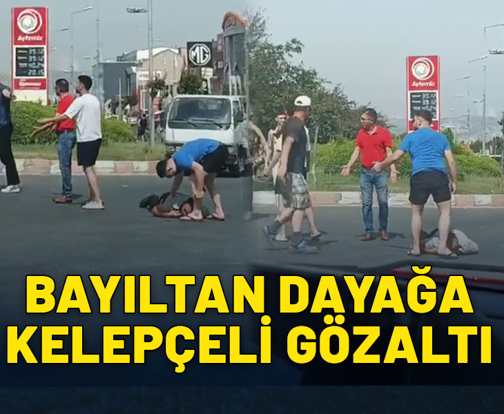 Bayıltan dayağa kelepçeli gözaltı!