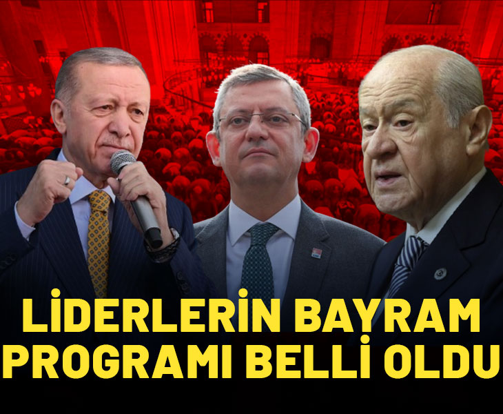 Liderlerin Kurban Bayramı programı belli oldu