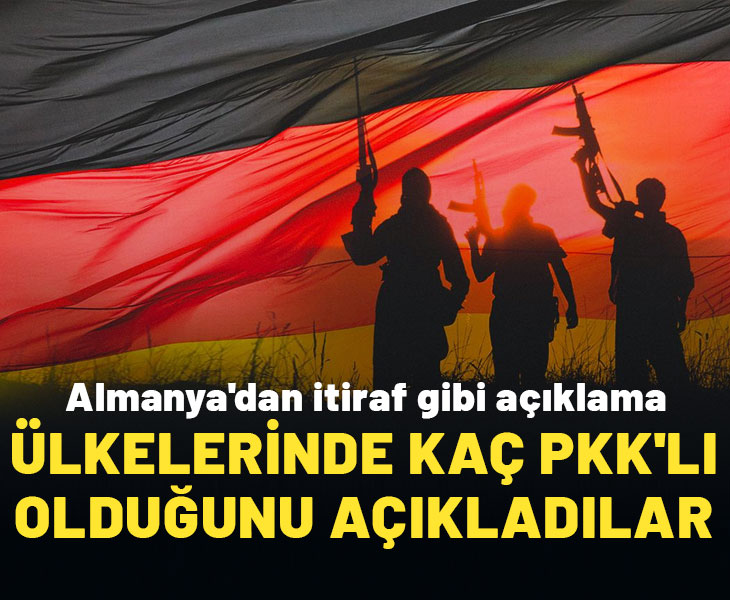 Almanya'dan itiraf gibi açıklama: Ülkelerinde kaç PKK'lı olduğunu açıkladılar