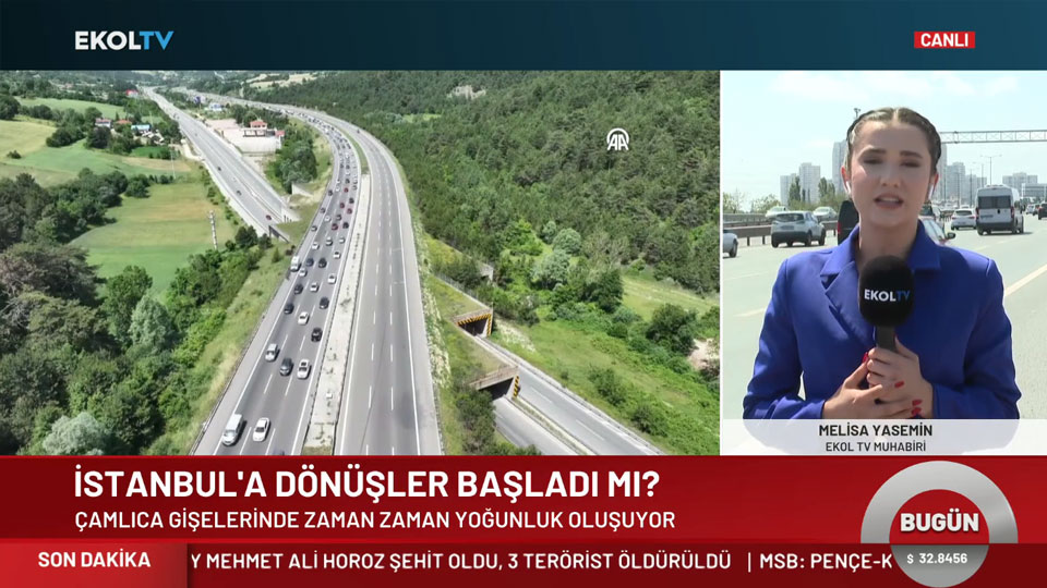 Tatilcileri İstanbul'a dönüşleri başladı mı? Ekol TV muhabiri son durumu anlattı