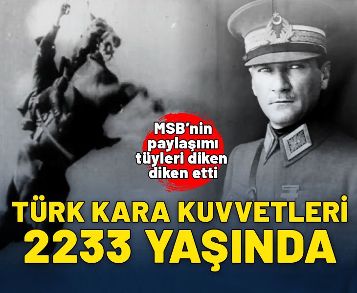 Türk Kara Kuvvetleri 2233 yaşında