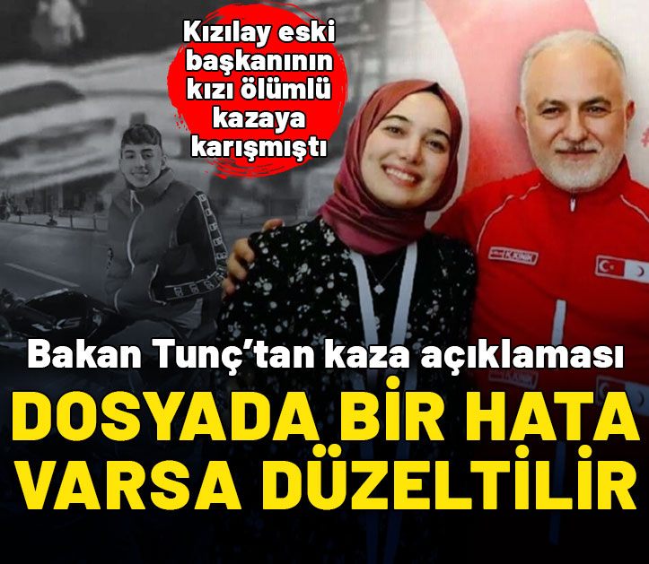 Adalet Bakanı'ndan Zehra Kınık açıklaması: Dosyada bir hata varsa mutlaka düzeltilir