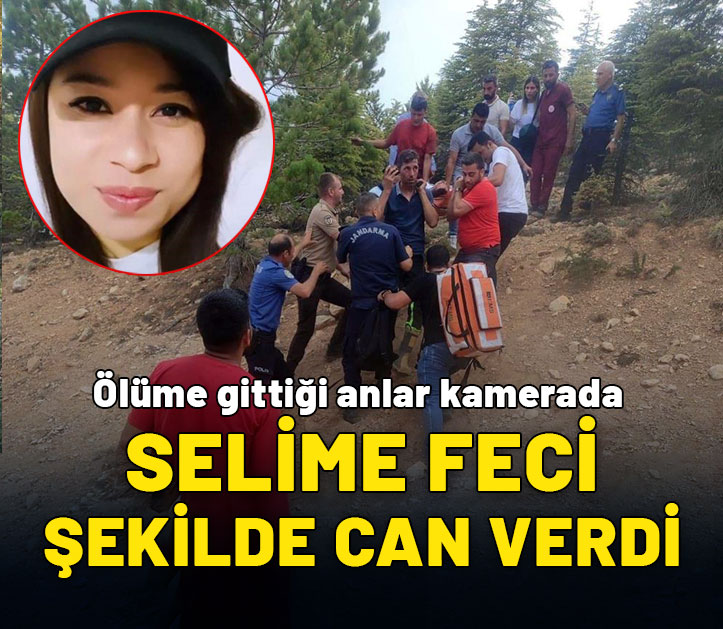 26 yaşındaki Selime 500 metrelik uçurumdan böyle yuvarlandı