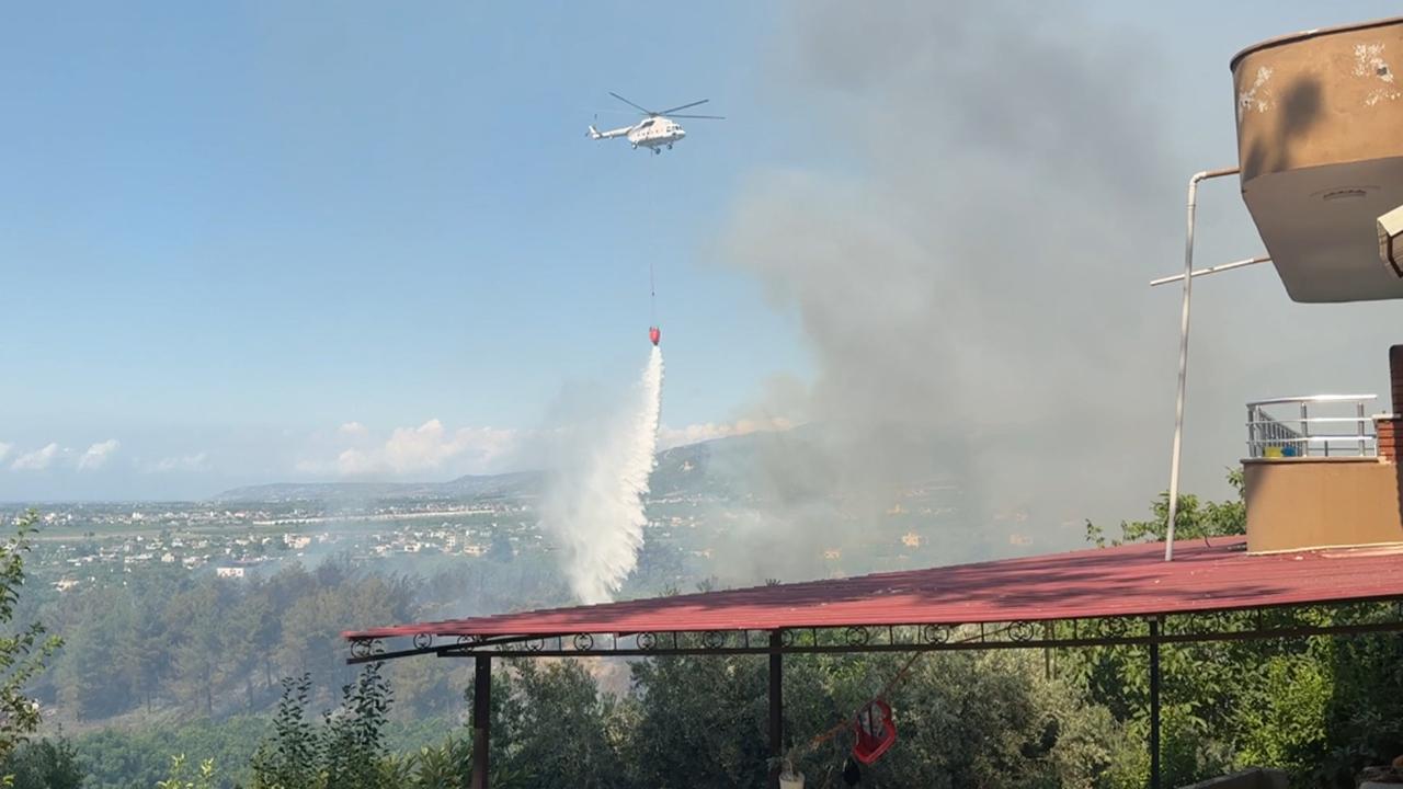 Hatay'da orman yangını kontrol altında