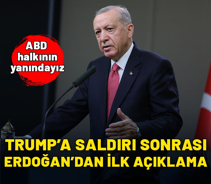 Erdoğan'dan Trump'a saldırı sonrası ilk açıklama:  ABD halkının yanında olacağız.