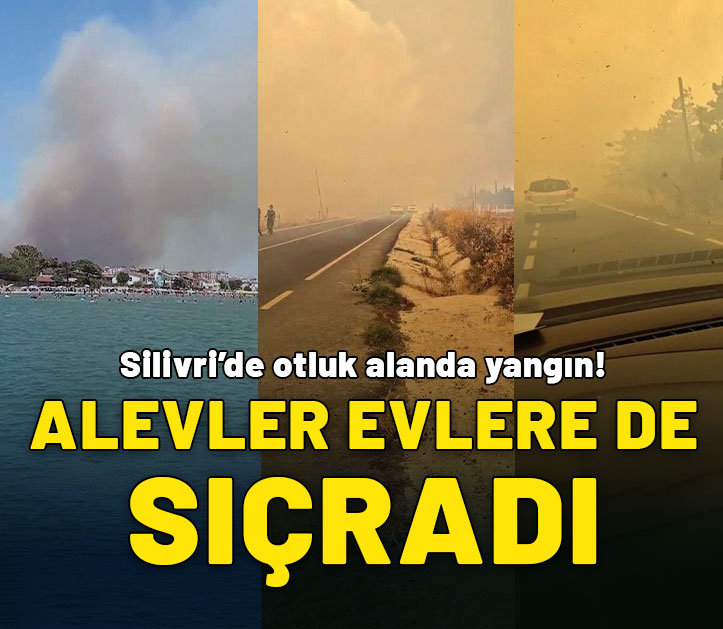 Silivri'deki korkutan yangın kontrol altına alındı