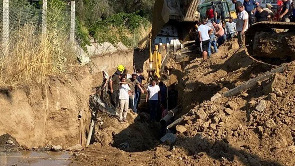 Aydın'da kanal çalışmasında göçük: 3 kişi öldü, 1 kişi yaralandı