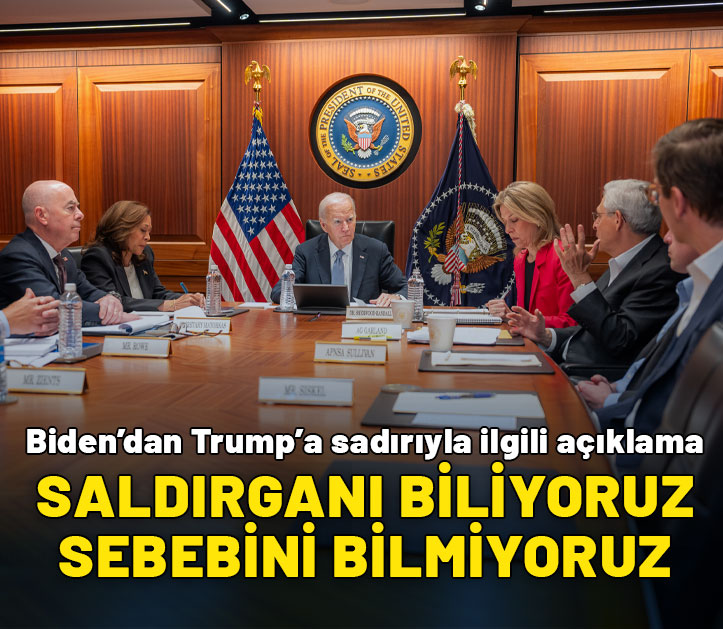 Biden'dan, Trump'a saldırıyla ilgili açıklama: Saldırganı biliyoruz sebebini bilmiyoruz