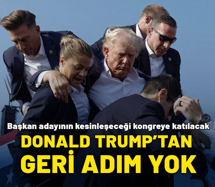 Trump'tan geri adım yok! Başkan adayının kesinleşeceği kongreye katılacağını duyurdu