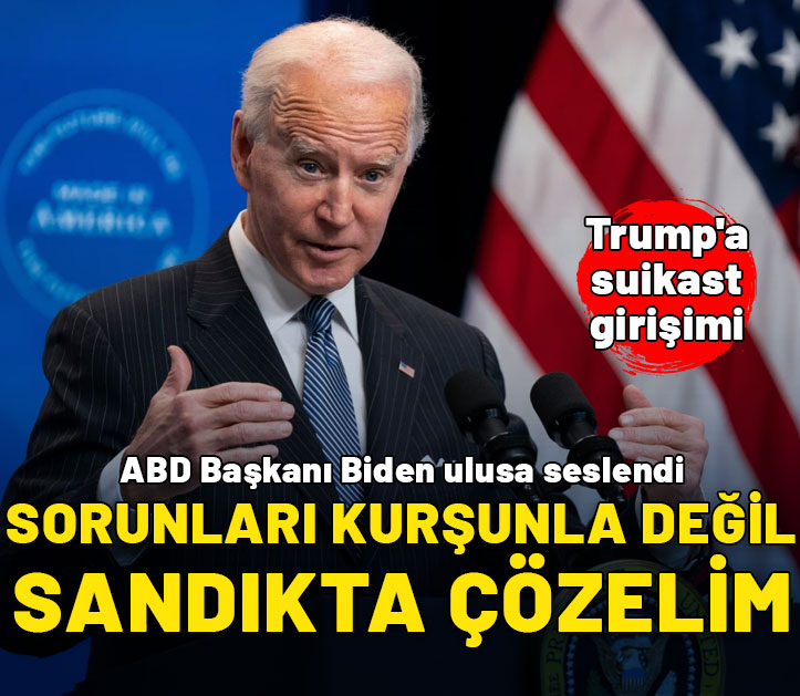 ABD Başkanı Biden ulusa seslendi: sorunları kurşunla değil sandıkta çözelim