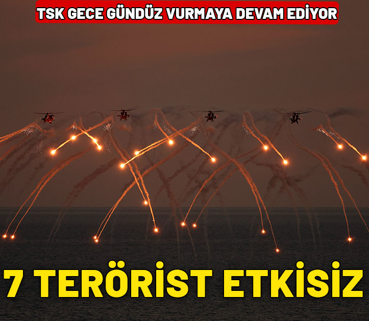 MSB duyurdu: 7 PKK/YPG'li etkisiz