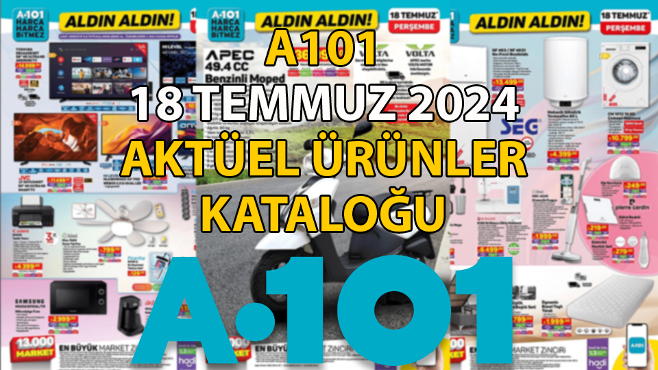 18 Temmuz A101 kataloğu 2024: Bu Perşembe A101’de katlanabilir bisiklet 4.999 TL! İşte A101 aktüel ürünler listesi