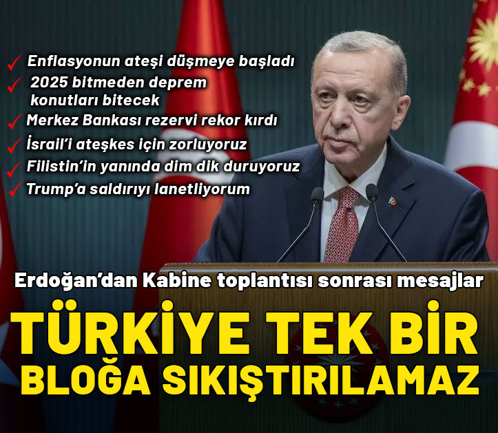 Cumhurbaşkanı Erdoğan: Türkiye tek bir bloğa sıkıştırılamaz