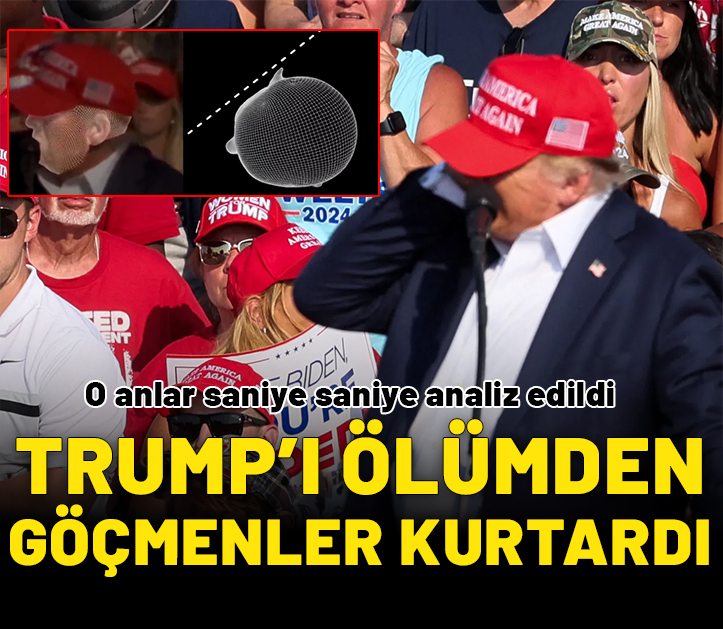 Trump’ı ölümden göçmenler kurtardı: O anlar saniye saniye analiz edildi