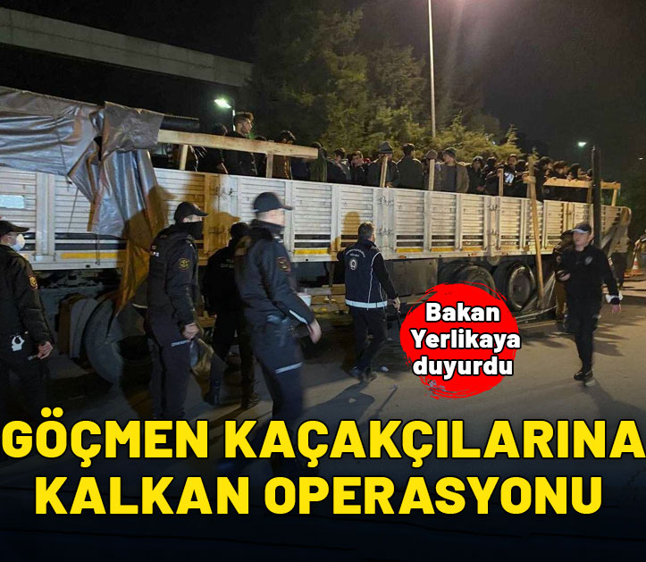 Göçmen kaçakçılarına Kalkan-26  operasyonu: 94 kişi yakalandı