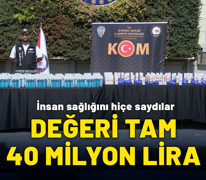 İnsan sağlığıyla hiçe saydılar: Değeri tam 40 milyon lira