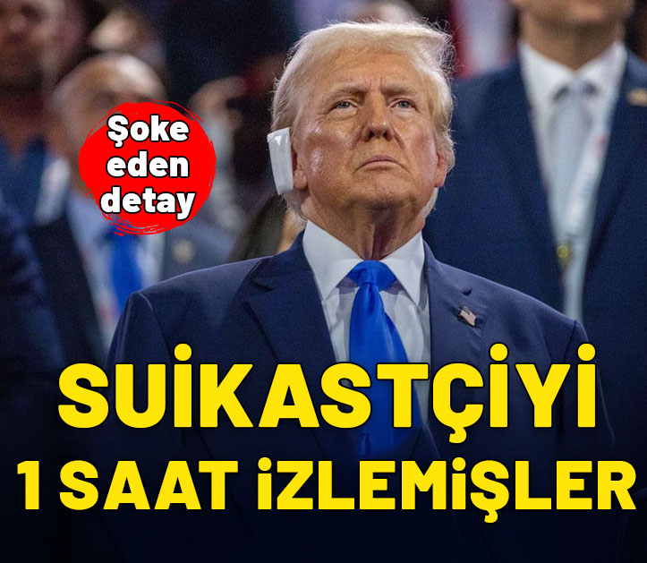 Trump'a suikast girişimi: 1 saat boyunca zanlıyı izlemişler