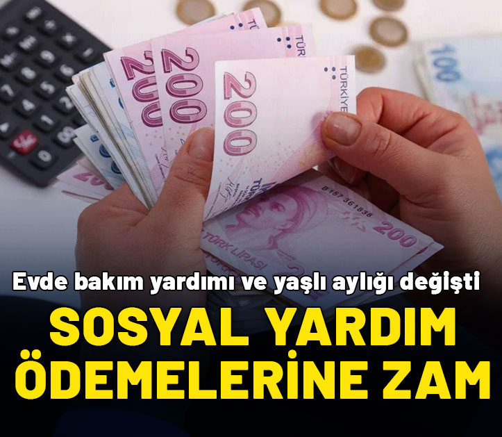 Evde bakım yardımı ve yaşlı aylığı zamlı tutarları belli oldu! Bakan Göktaş açıkladı