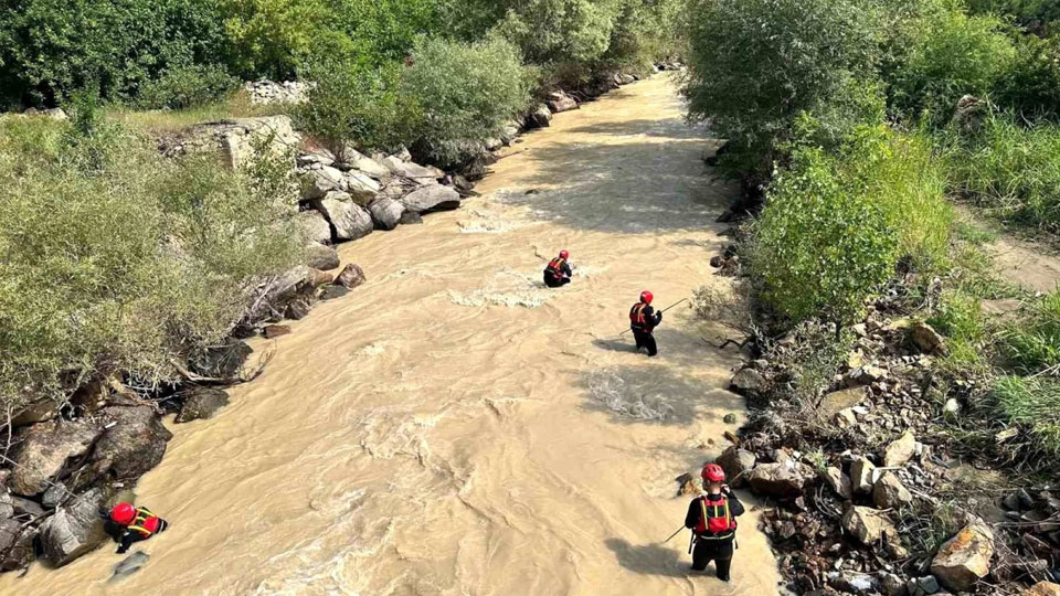 Erzurum'da suya kapılan bebek 5 gün sonra bulundu