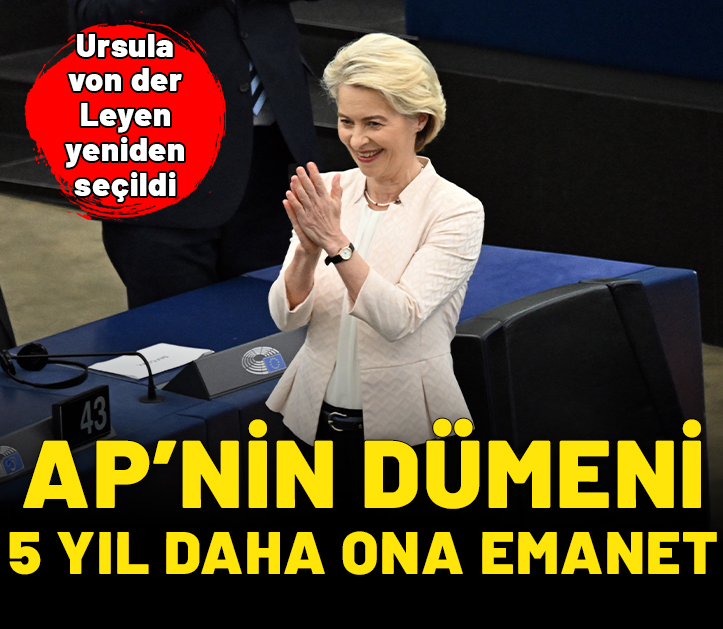 AB Komisyonu Başkanlığı 5 yıl daha Ursula von der Leyen’e emanet