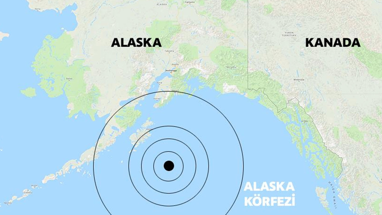 Alaska'da 6,0 büyüklüğünde deprem