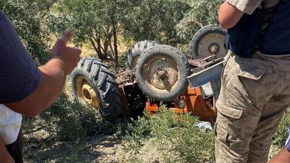 Hatay'da acı olay: Ters dönen traktörün 18 yaşındaki sürücüsü öldü