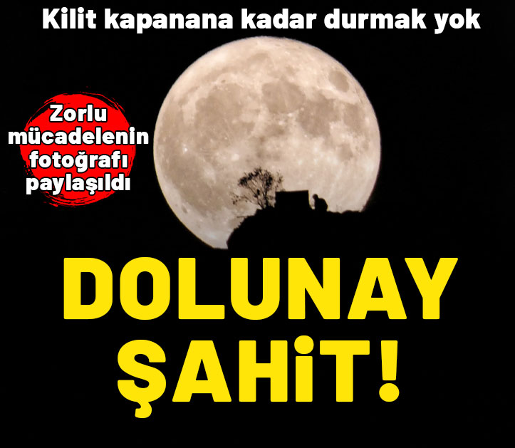 Pençe-Kilit bölgesindeki zorlu mücadelenin fotoğrafı paylaşıldı: Dolunay şahit!