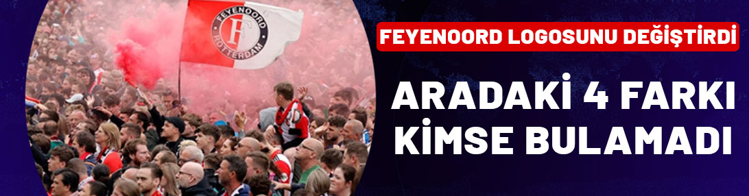 Feyenoord logosunu değiştirdi: Aradaki 4 farkı kimse bulamadı