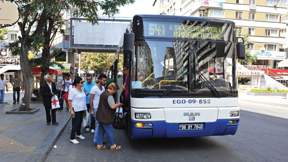 Ankara'da toplu ulaşıma zam