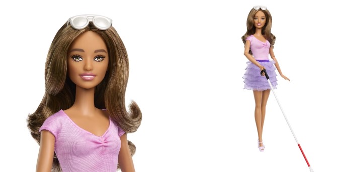 Görme engelli Barbie piyasaya çıktı