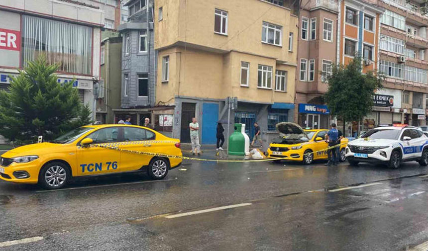 Taksiden inip etrafa ateş açan kişi gözaltına alındı