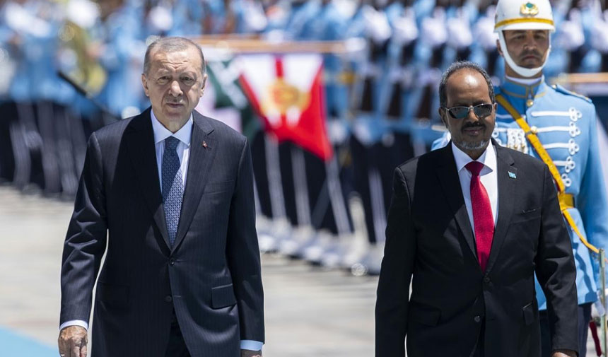 Cumhurbaşkanı Erdoğan, Somali Cumhurbaşkanı'yla görüştü