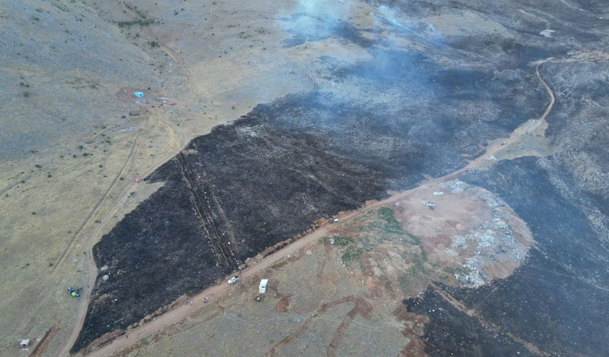 Malatya'da 4 ayrı noktada anız ve orman yangını