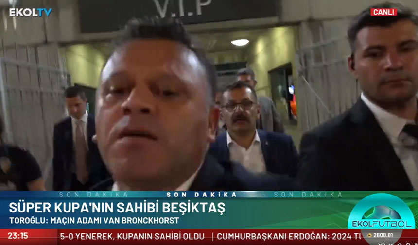 Galatasaray stat güvenliğinden Ekol TV'ye çirkin saldırı