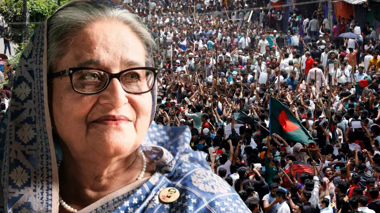 Bangladeş Başbakanı Hasina istifa ederek ülkeden kaçtı!