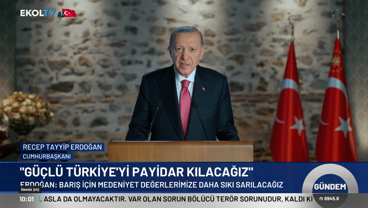 Cumhurbaşkanı Erdoğan'dan Cumhuriyet Bayramı mesajı: Terör belasını tarihe gömeceğiz