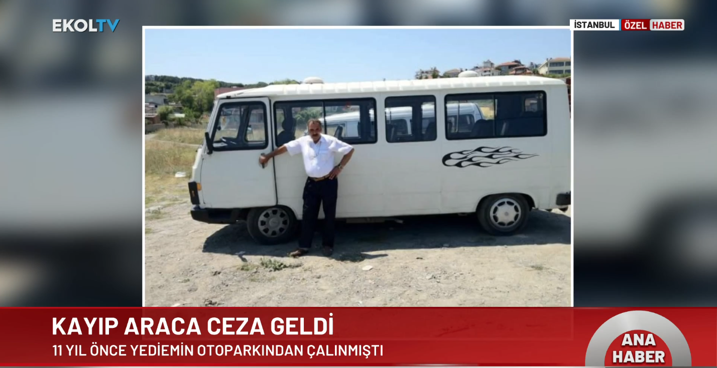 Yediemin otoparkından çalındı: 11 yıldır kayıp araca ceza yağdı