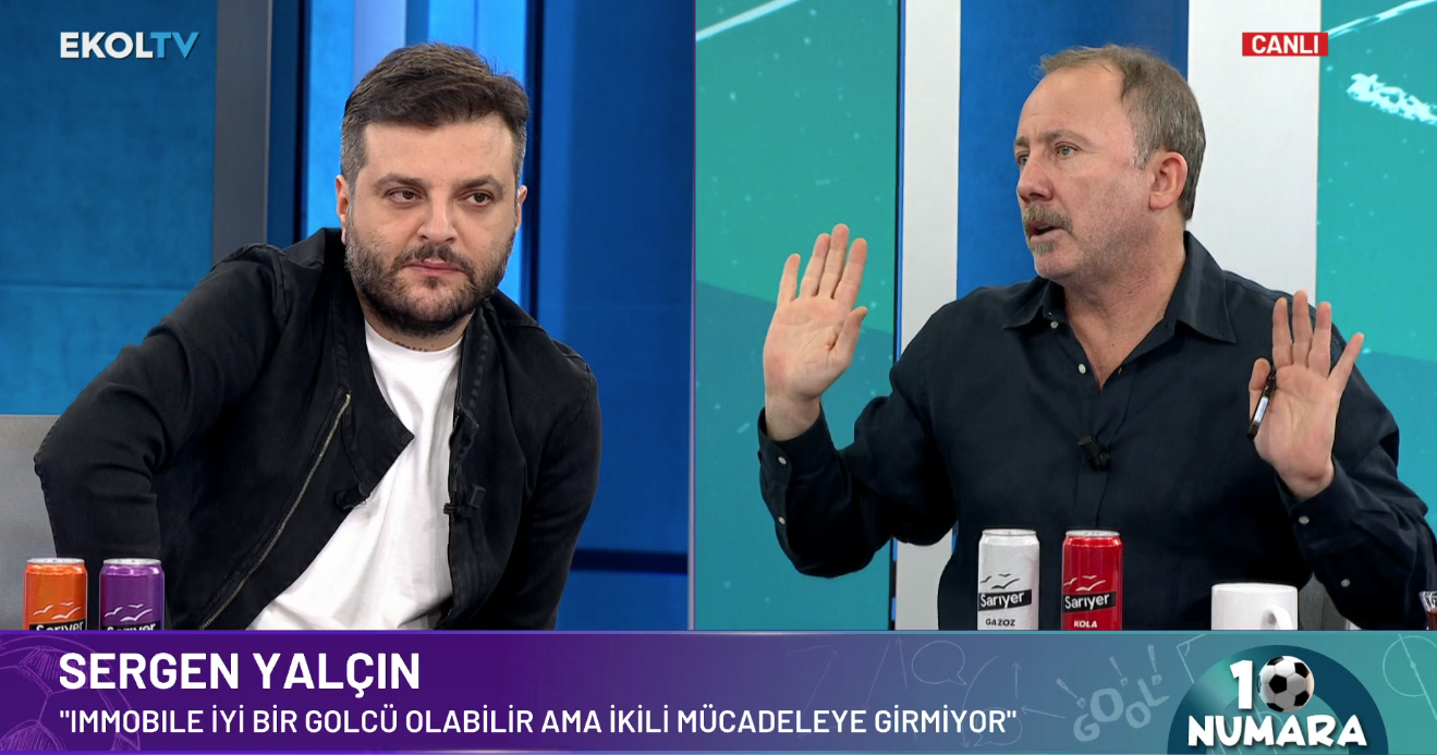 Sergen Yalçın, Beşiktaş'ın kadro yapılanmasını eleştirdi: Immobile takım oyununda çok zayıf