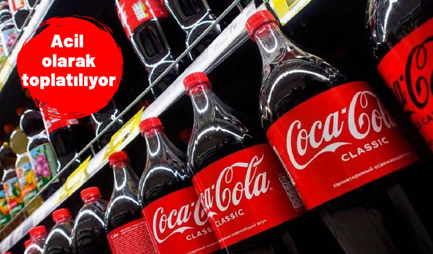 Coca Cola'da büyük tehlike! Milyonlarca şişe acil koduyla marketlerden toplatılıyor