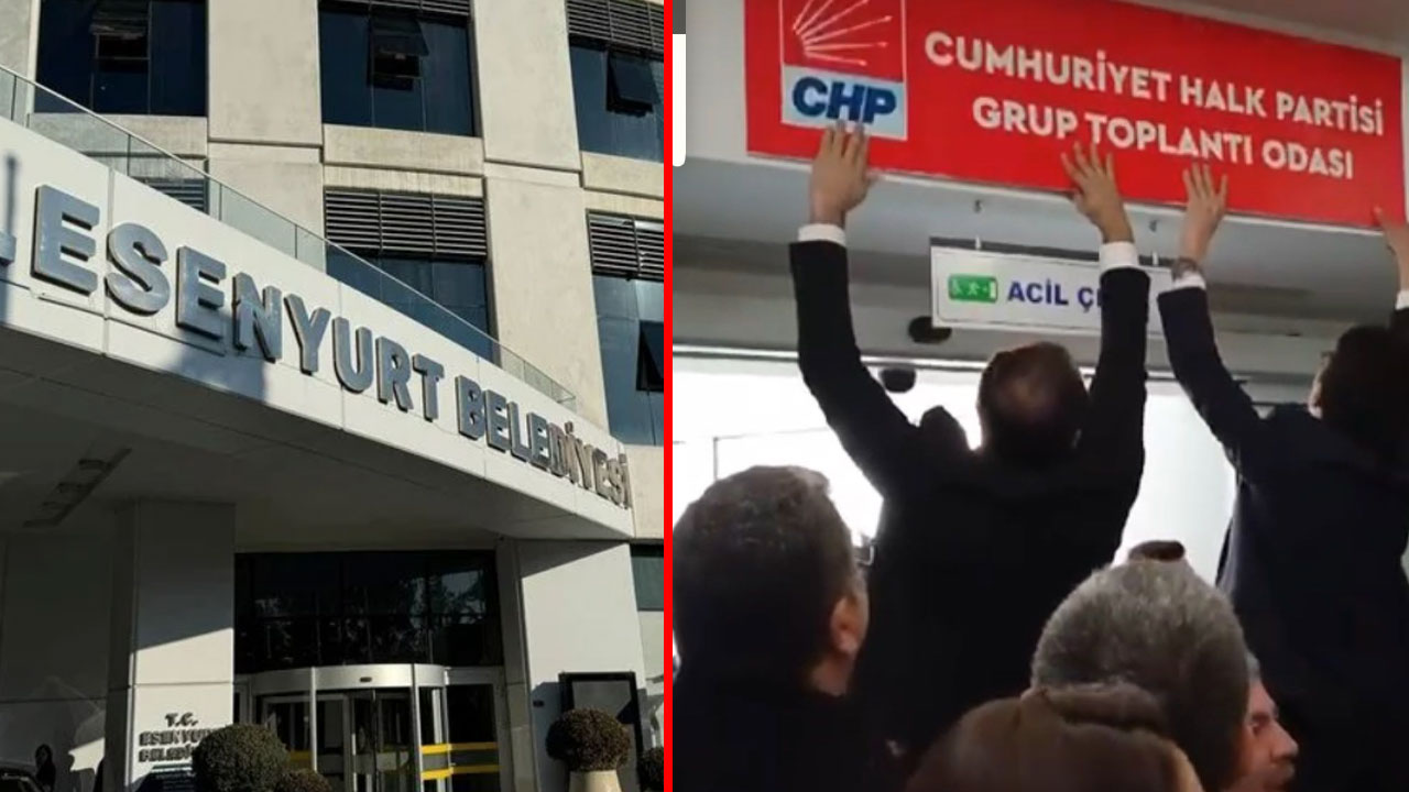 Esenyurt Belediyesi'nde CHP Grup Toplantı Odası'nın tabelası kaldırıldı: Özgür Özel tepki gösterdi