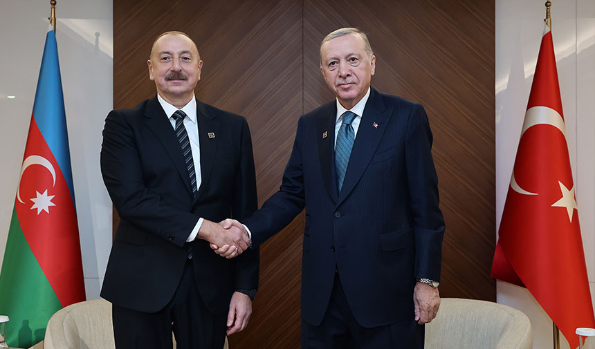 Cumhurbaşkanı Erdoğan, Aliyev ile görüştü