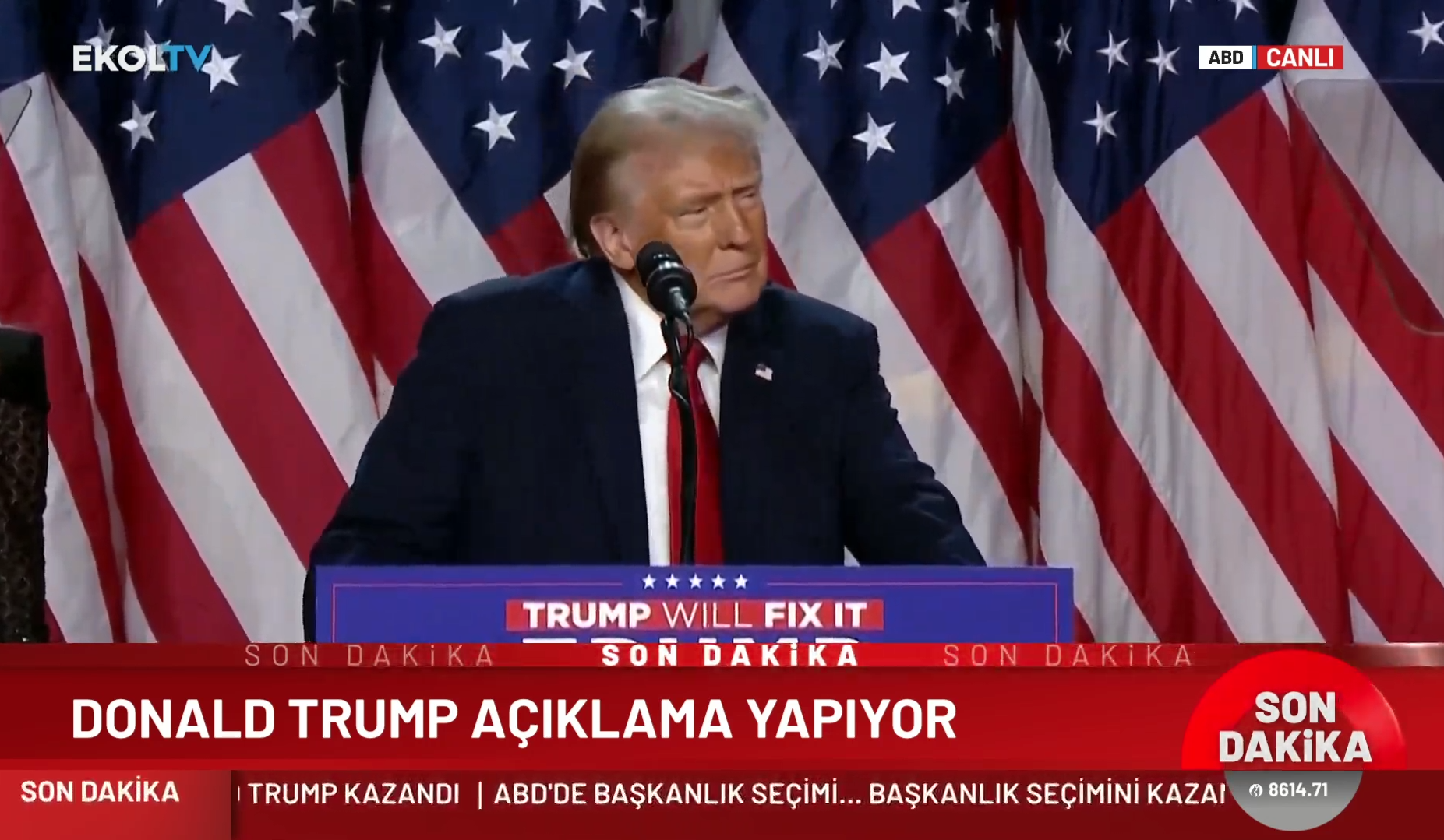 Donald Trump'tan zafer konuşması: Tarih yazdık