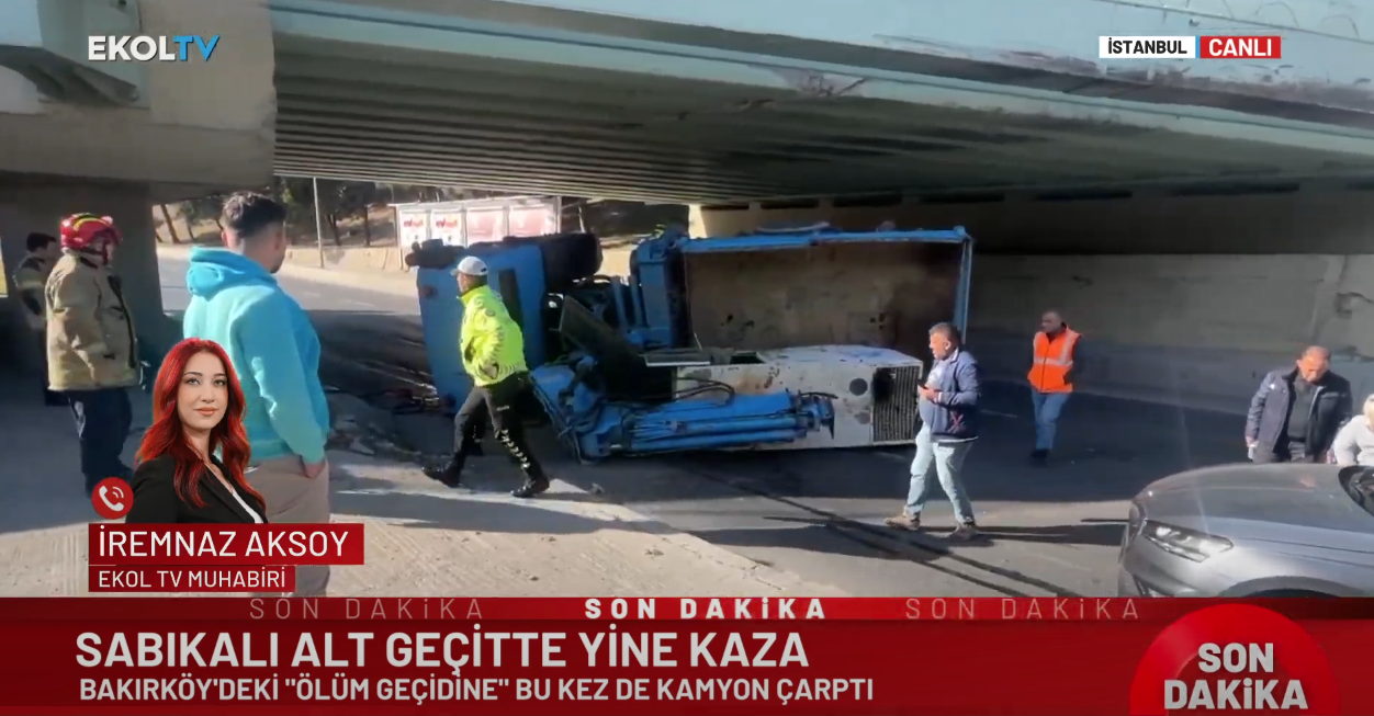 Bakırköy'deki sabıkalı alt geçitte yine kaza