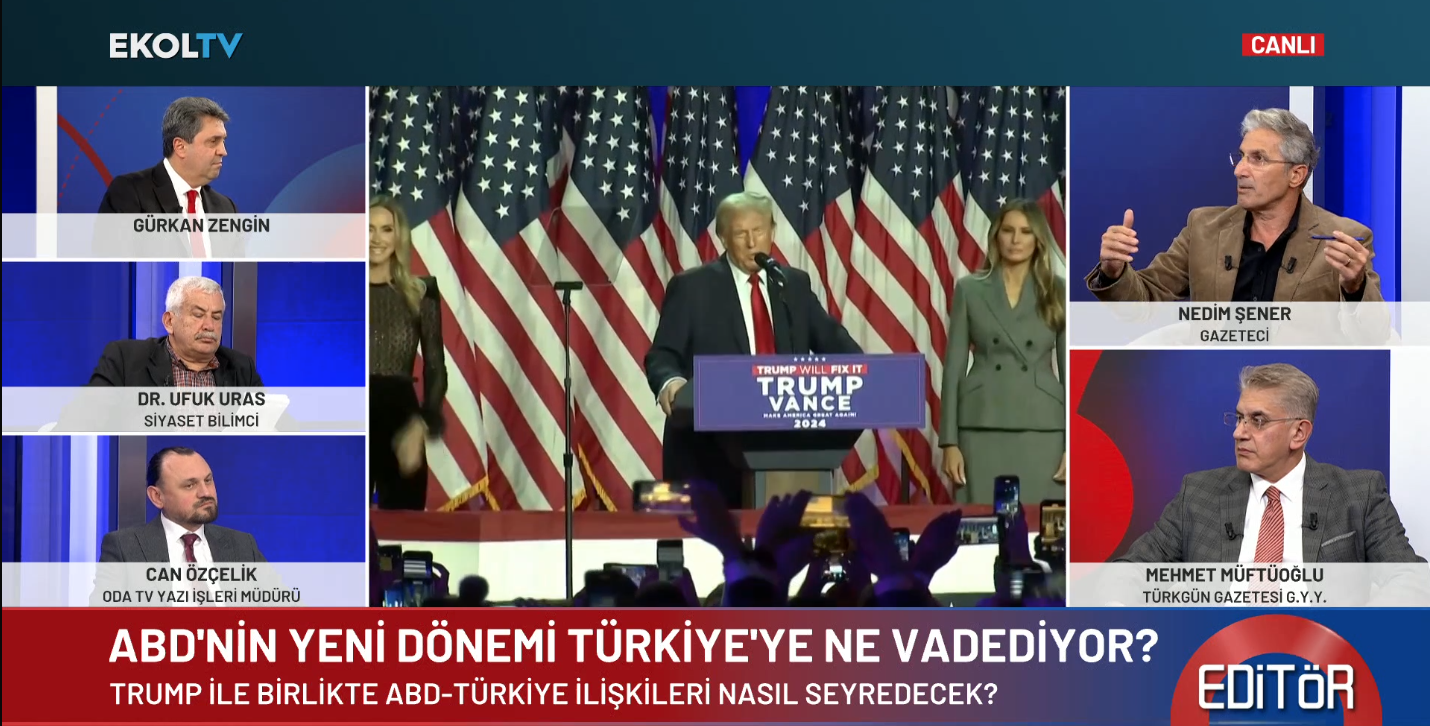 Nedim Şener'den Trump sözleri! Yüzüne gülüp her pisliği yapabilen bir çakal