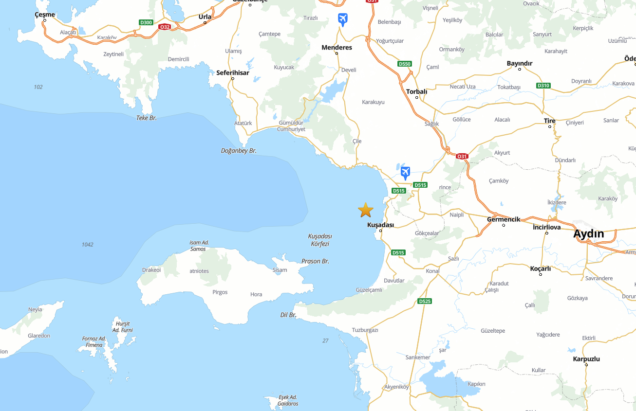 Kuşadası'nda deprem: AFAD büyüklüğünü açıkladı