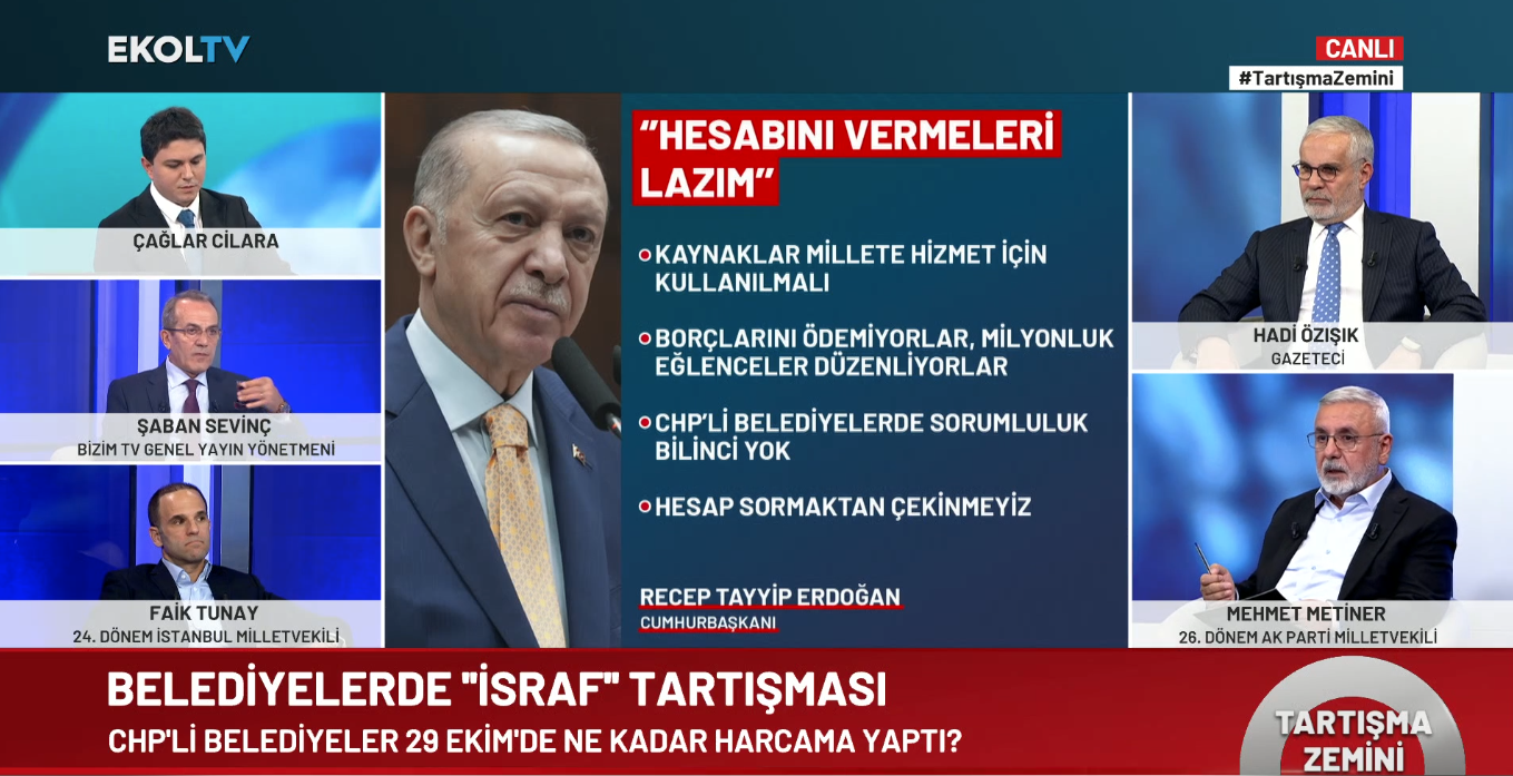 Belediyelerde 'İsraf' tartışması: “Milli gelirin yüzde 15’i israf ediliyor!”